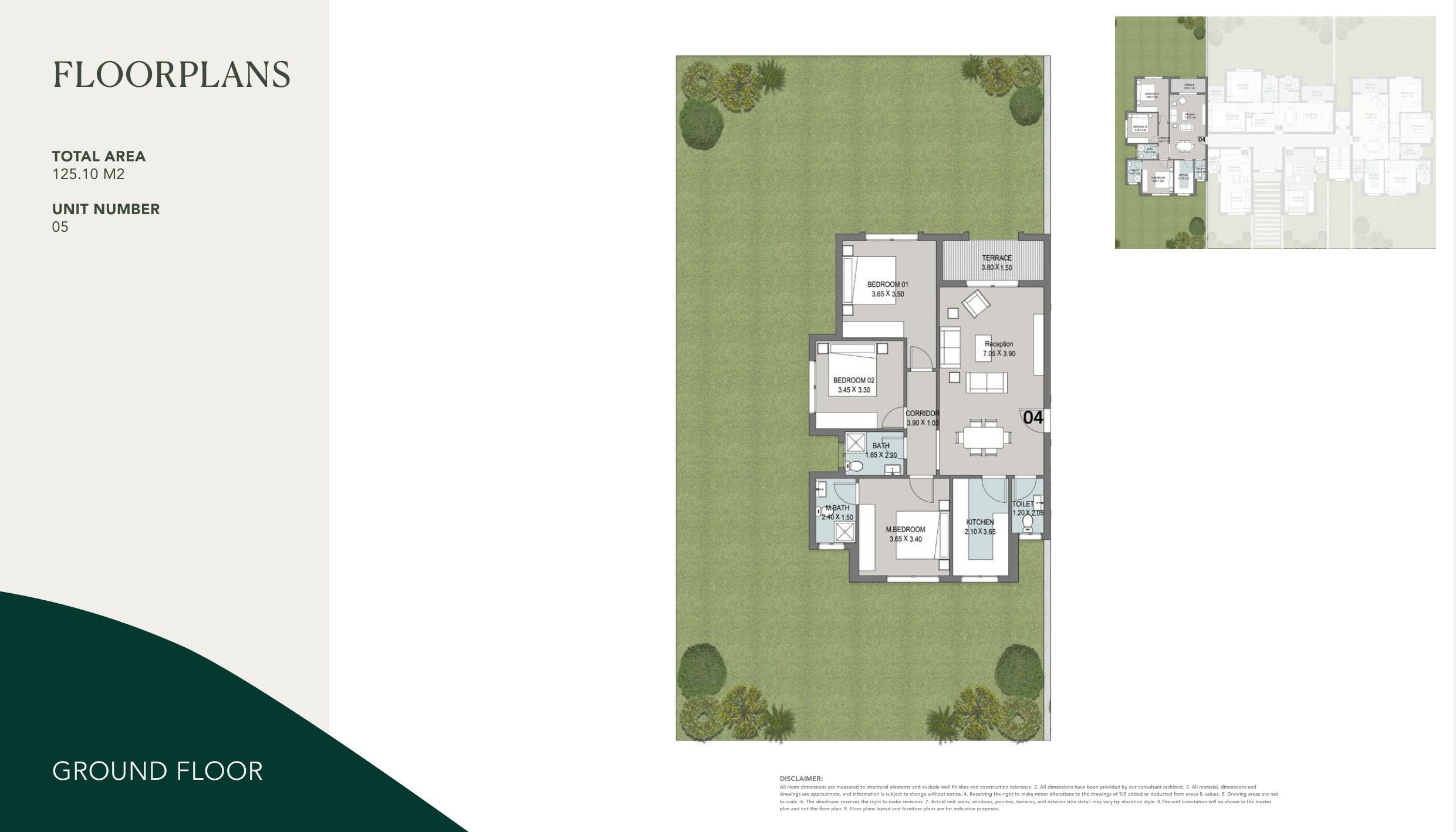 Floor plan for apartment at Sarai Royal Residence