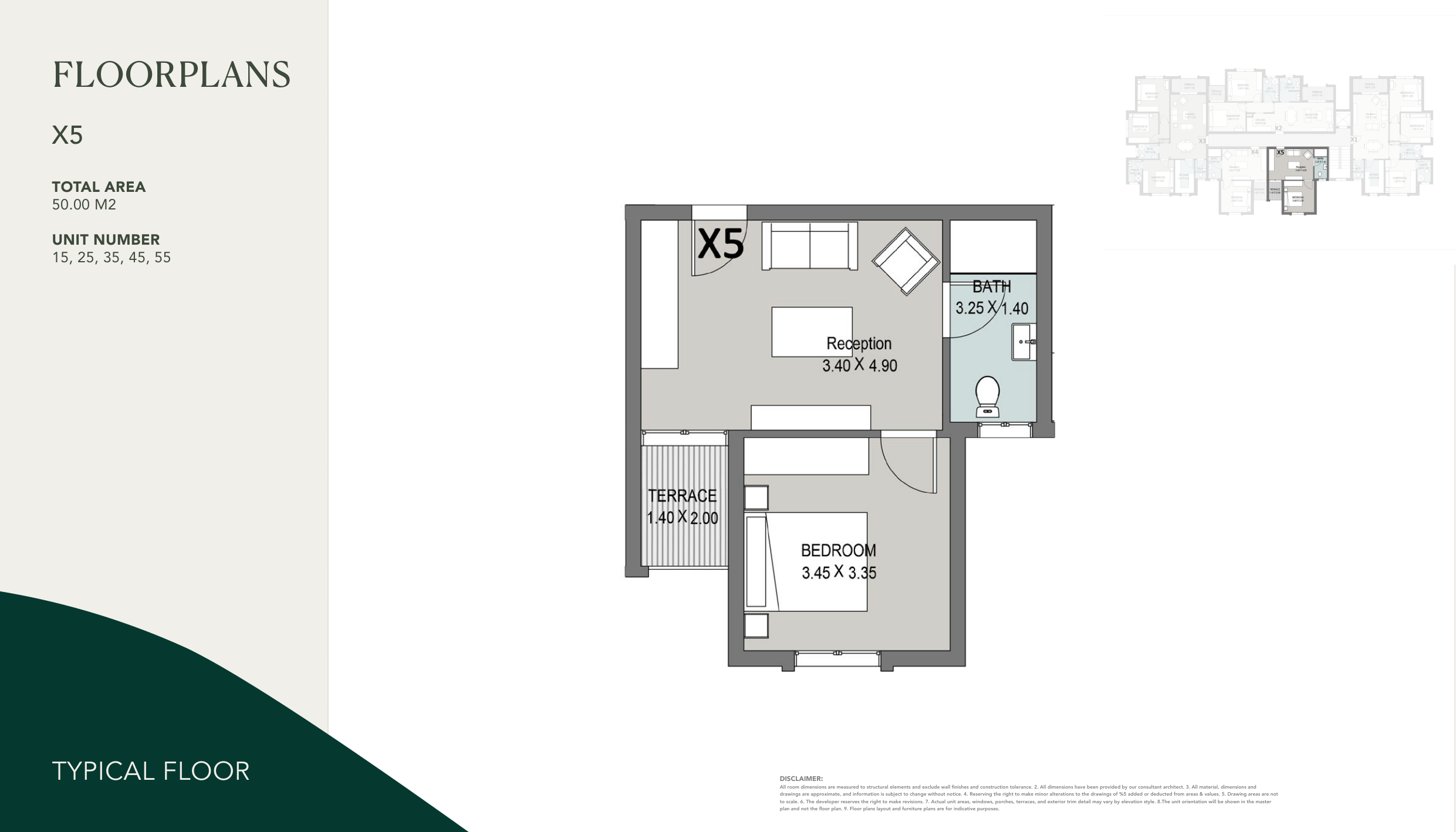 Floor plan for apartment at Sarai Royal Residence