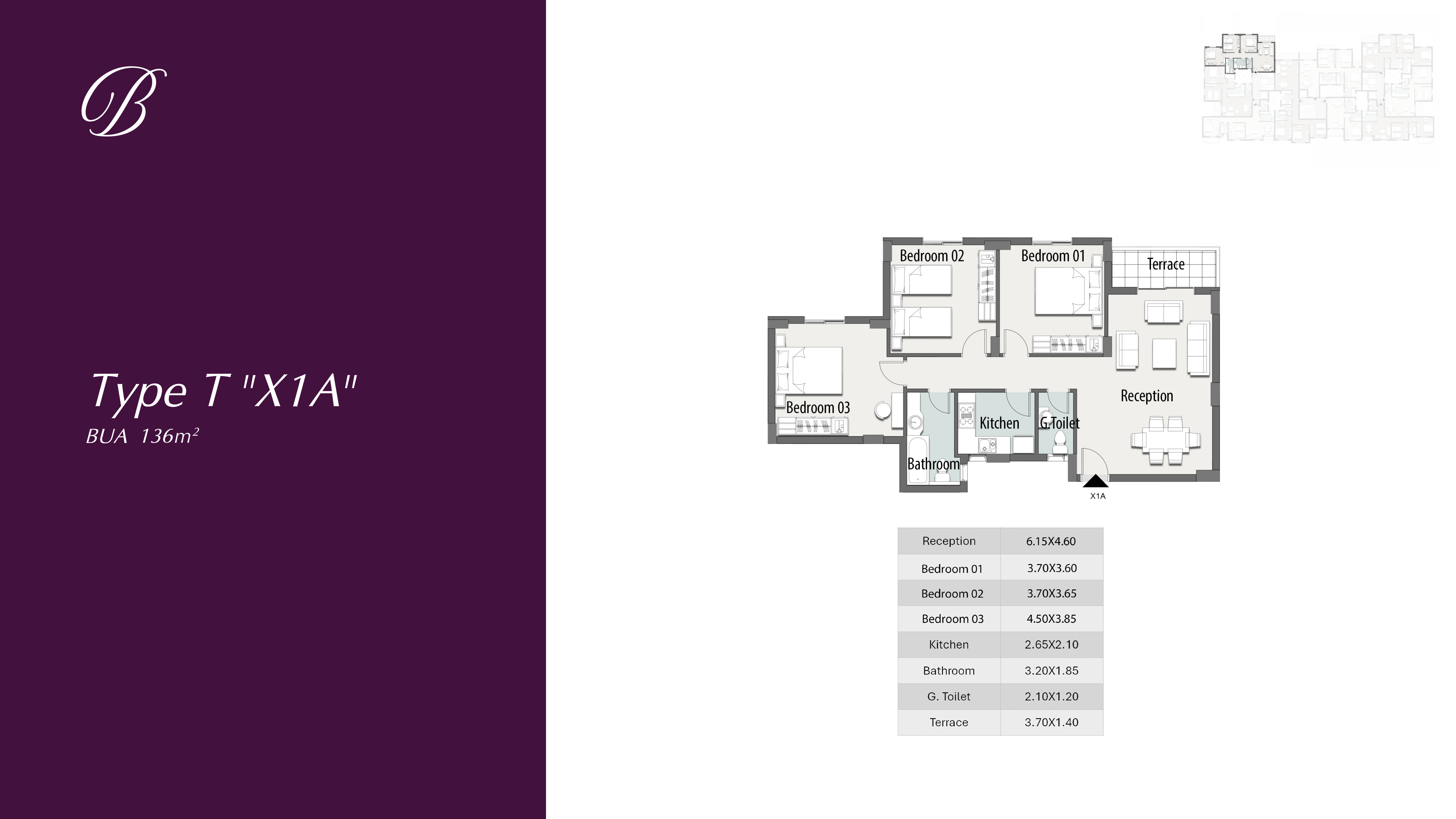 Floor plan for apartment at The Butterfly
