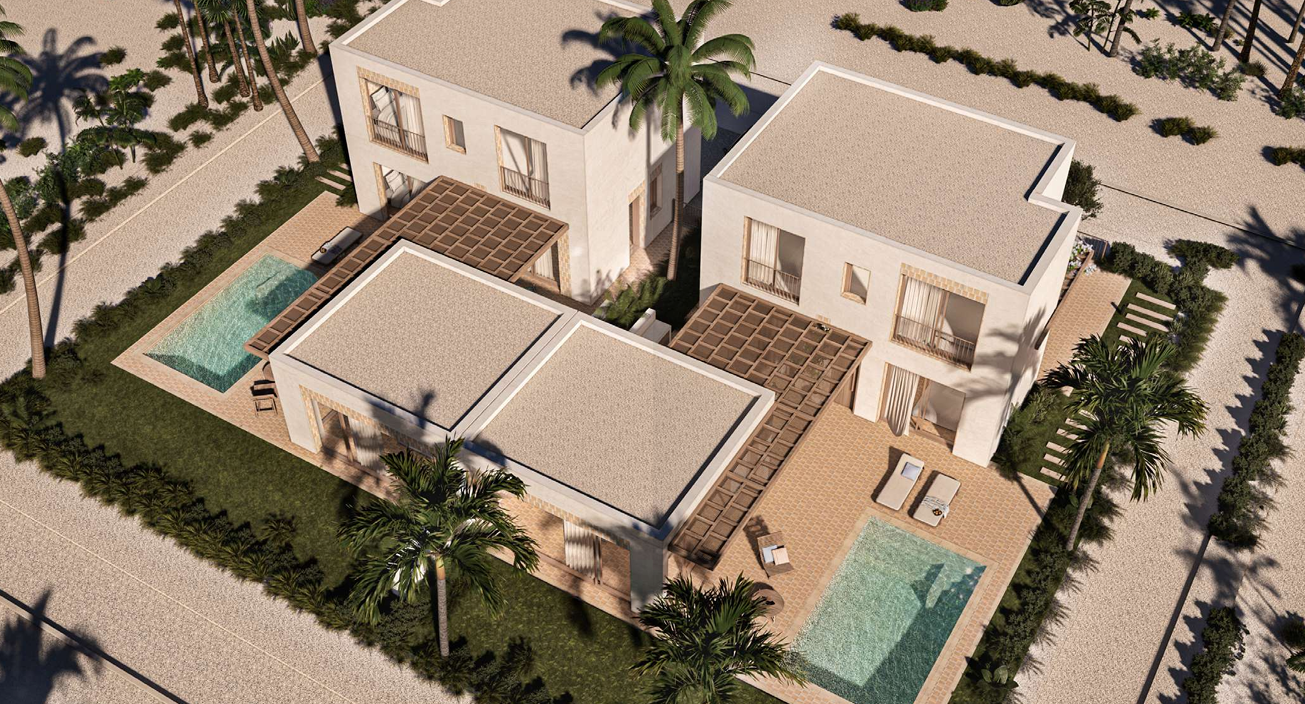 3-Bedroom Twinhouse 167 m² for sale in R3-Oasis, Ras El Hekma