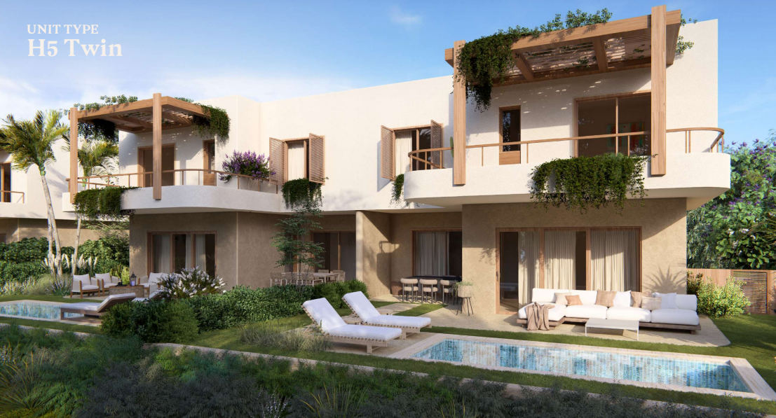 Twinhouse for sale in R8-Breeze – with 3 bedrooms in Ras El Hekma by Marakez.