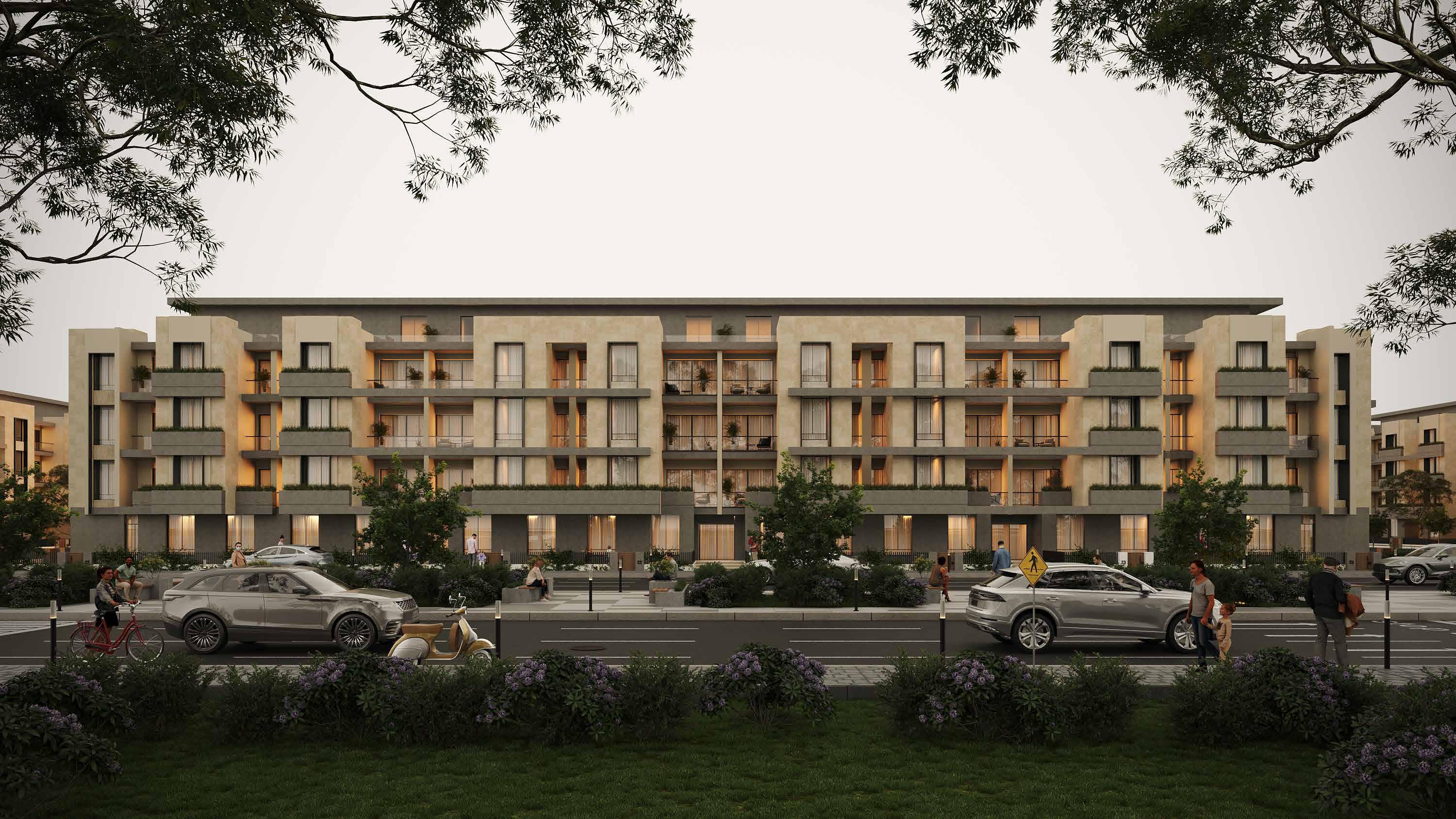 Apartment for sale in West Courts New October – with 2 bedrooms in 6th of October City by Morshedy Group.