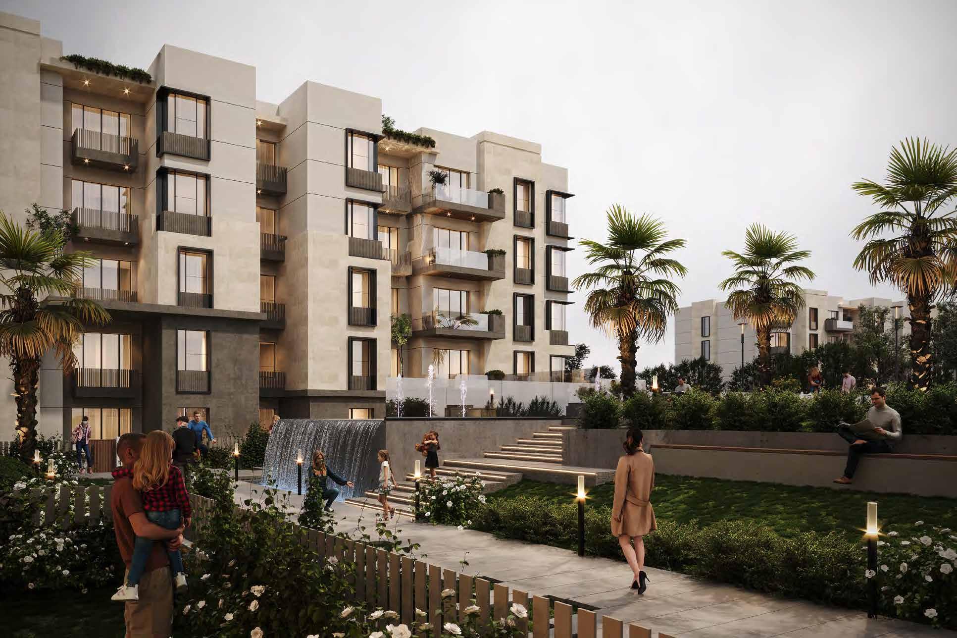 2-bedroom Apartment (Typical Apartment) 85 m² available in West Courts New October, 6th of October City