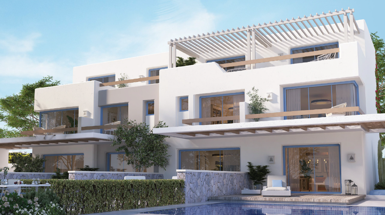 Townhouse for sale in Blue Island-Crysta – with 3 bedrooms in Sidi Abdel Rahman by Mountain View.