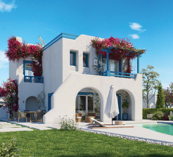 4 Bedrooms 225 sq.M Villa for sale 61,175,689 EGP in Rhodes Island,Ras El Hekma,Egypt