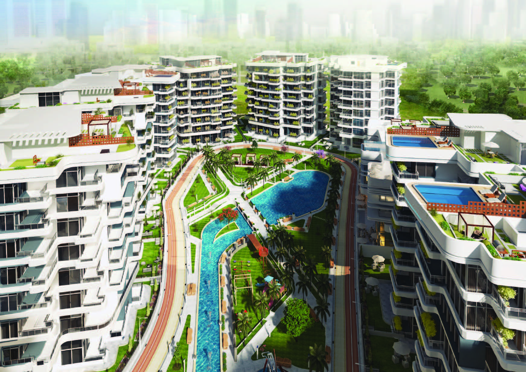 Apartment for sale in Serrano – with 3 bedrooms in New Capital City by New Plan.