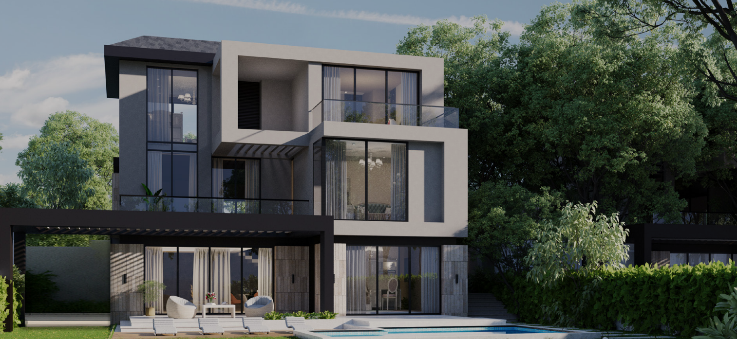 Villa for sale in Prive – Telal East – with 5 bedrooms in New Cairo by PRE Group.