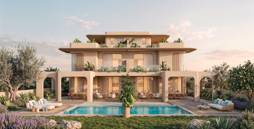 Chalet for sale in Hacienda Ras El Hekma – with 3 bedrooms in Ras El Hekma by Palm Hills Developments.