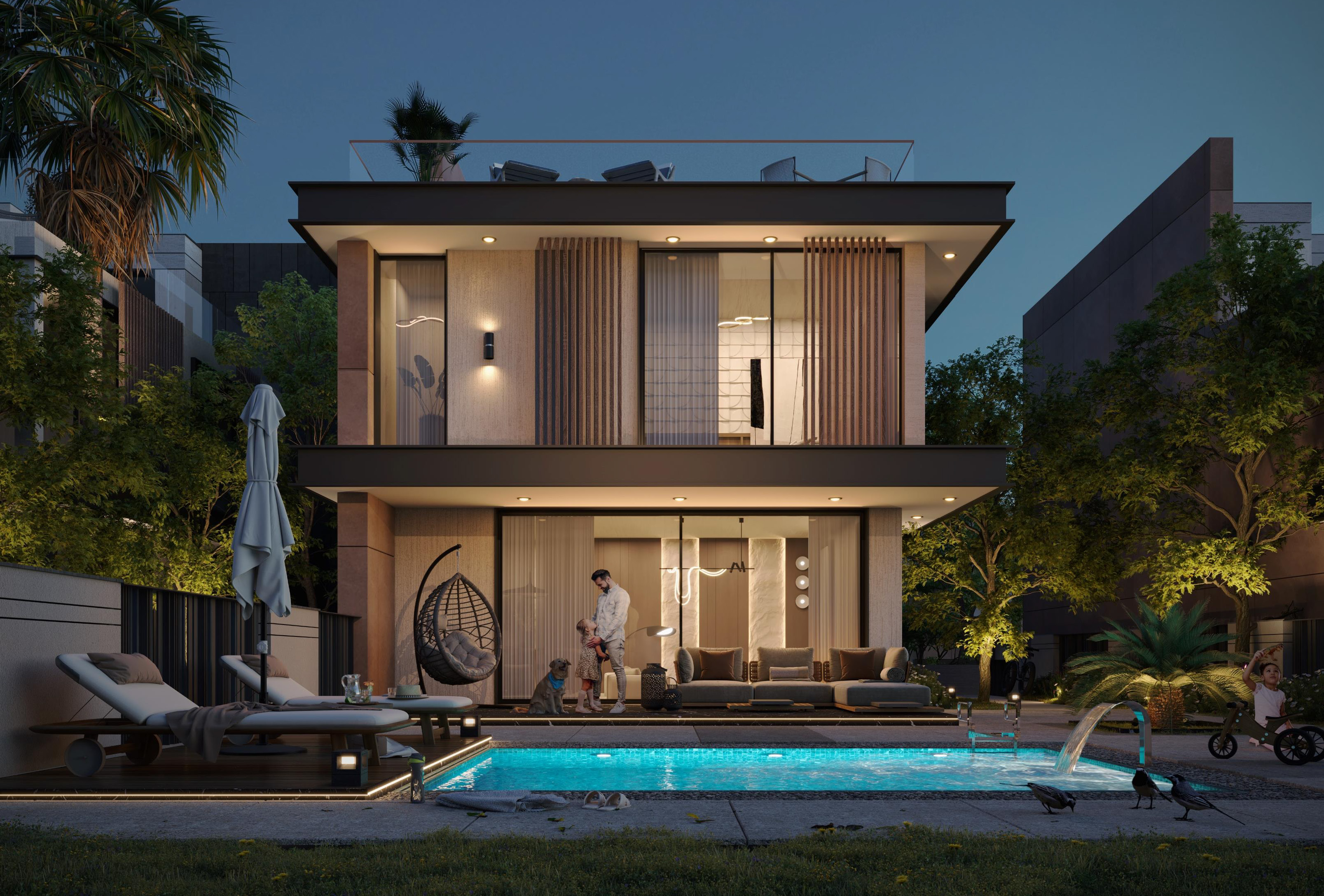 4 Bedrooms 279 sq.M Villa for sale 32,217,000 EGP in PX-Phase Two,6th of October City,Egypt