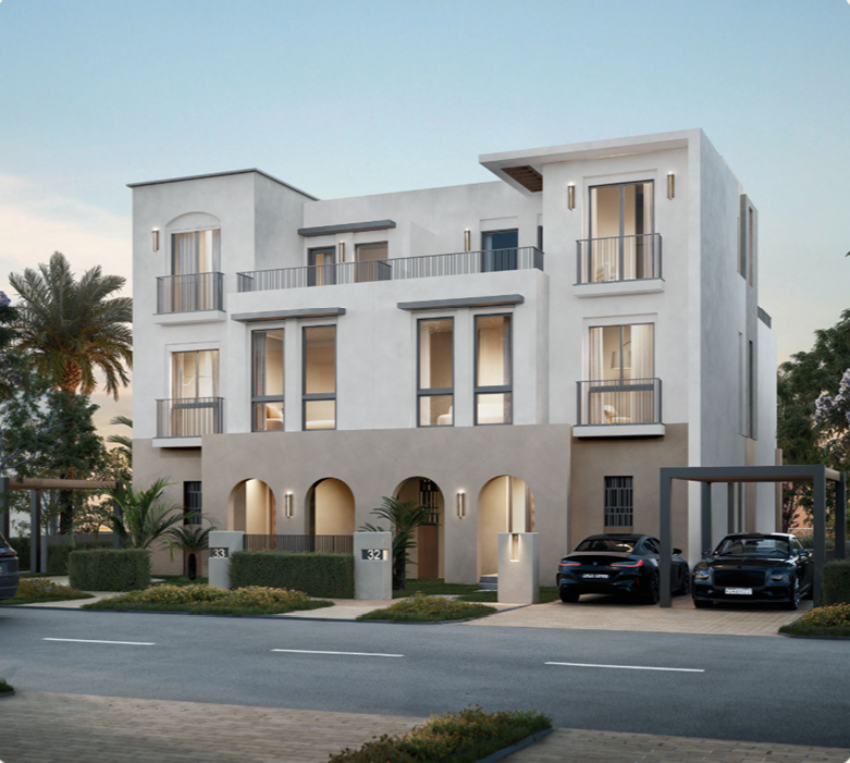 Twinhouse for sale in Jade Hills – City Gate – with 4 bedrooms in New Cairo by Qatari Diar.