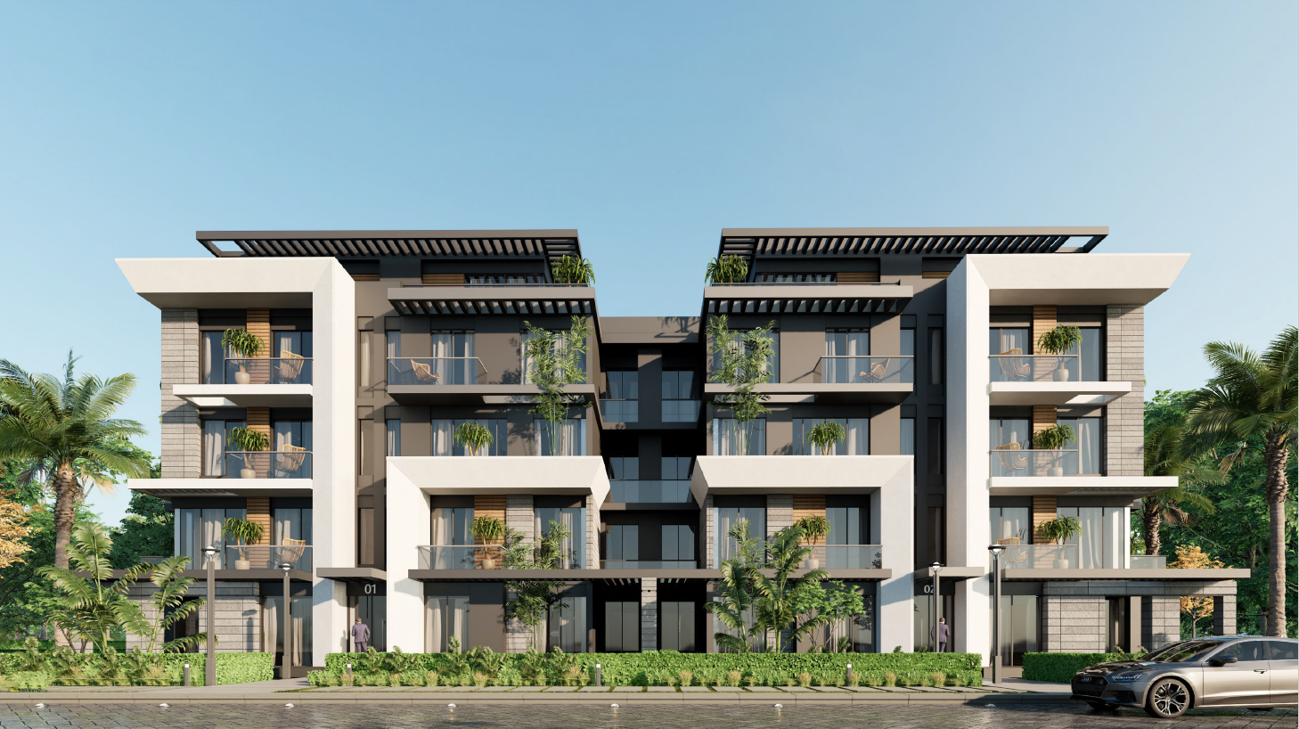 Apartment for sale in Monark Residence – with 3 bedrooms in Mostakbal City by Royal Development.