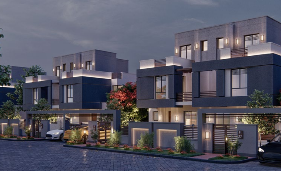 4 Bedrooms 277 sq.M Twinhouse for sale 27,431,000 EGP in Bleu Vert ,New Capital City,Egypt