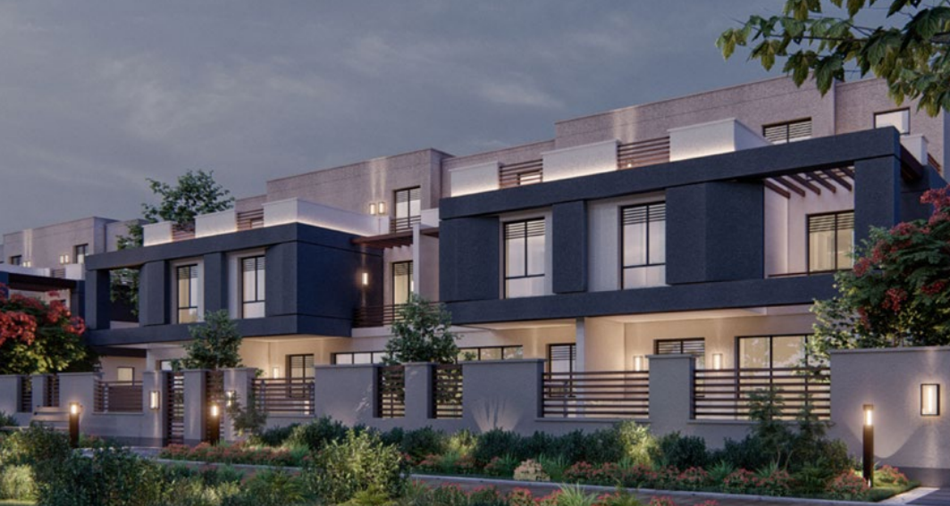 Townhouse for sale in Bleu Vert – with 4 bedrooms in New Capital City by Saudi Egyptian Developers (SED).