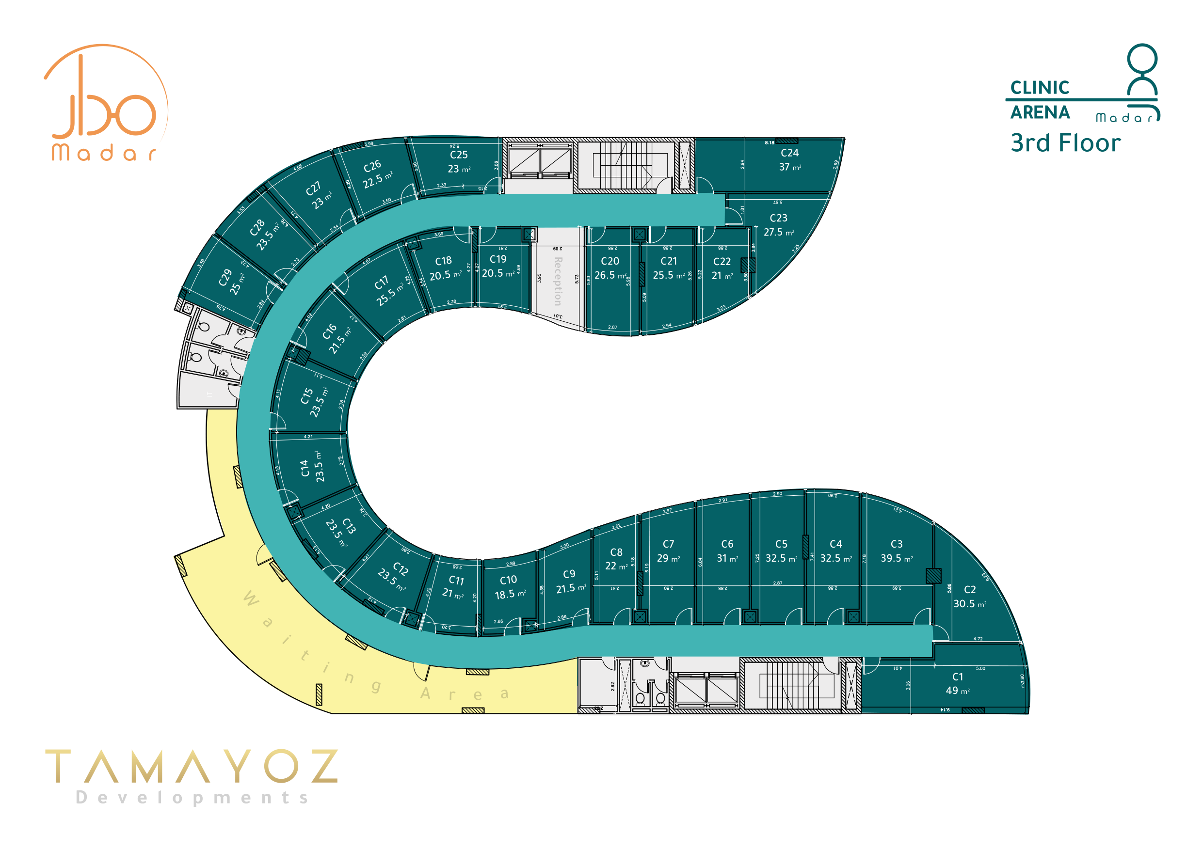 Floor plan for  at Madar Mall