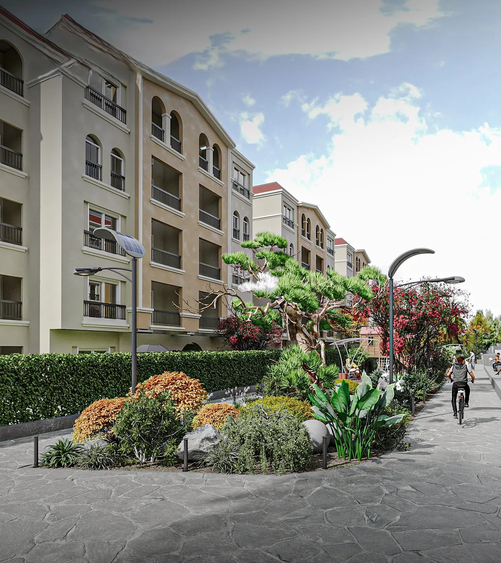 3-Bedroom Penthouse 133 m² for sale in Parkside Maadi Views, El Shorouk