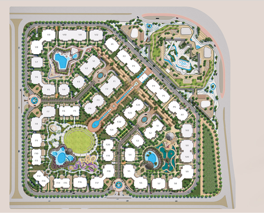 Master plan for Serenity-90 Avenue