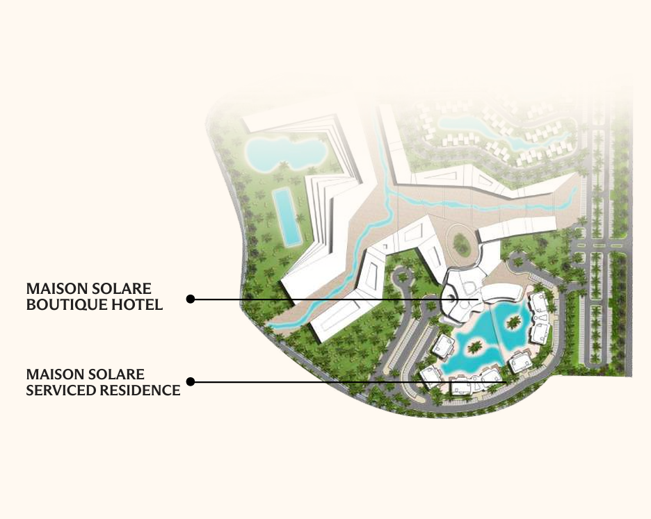 Master plan for Maison Solare