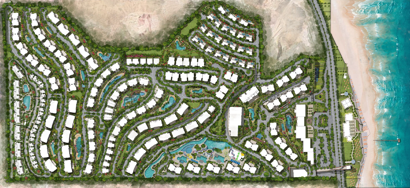 Master plan for Jebal El Sokhna -Aqua zone