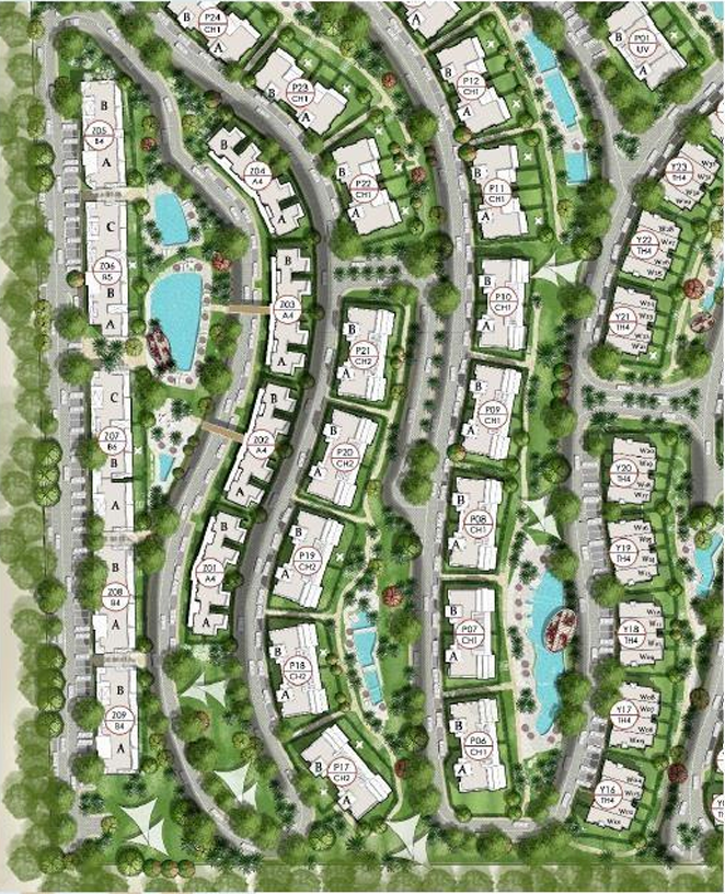 Master plan for Jebal El Sokhna -Crimson Heights