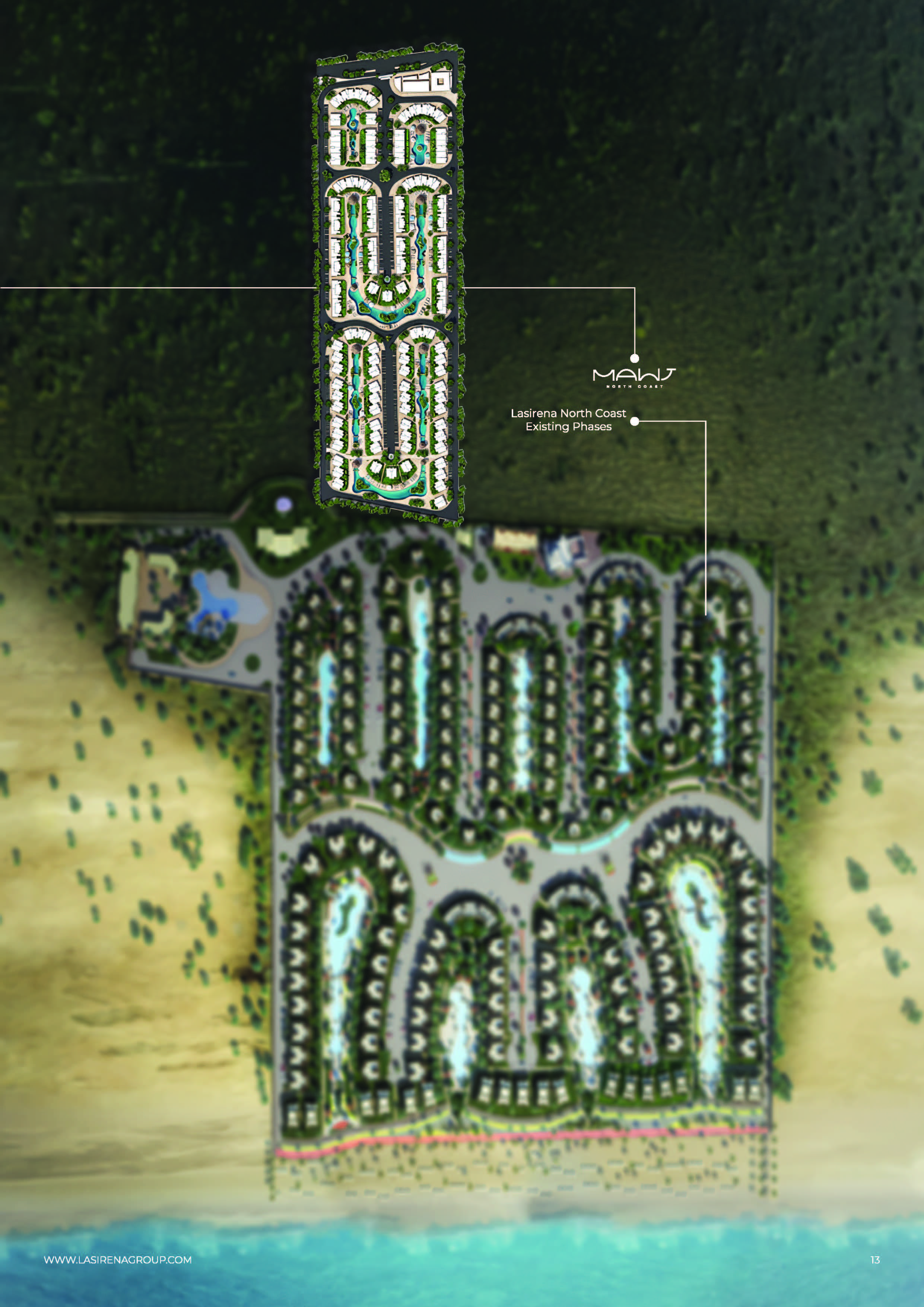 Master plan for Mawj Lasirena