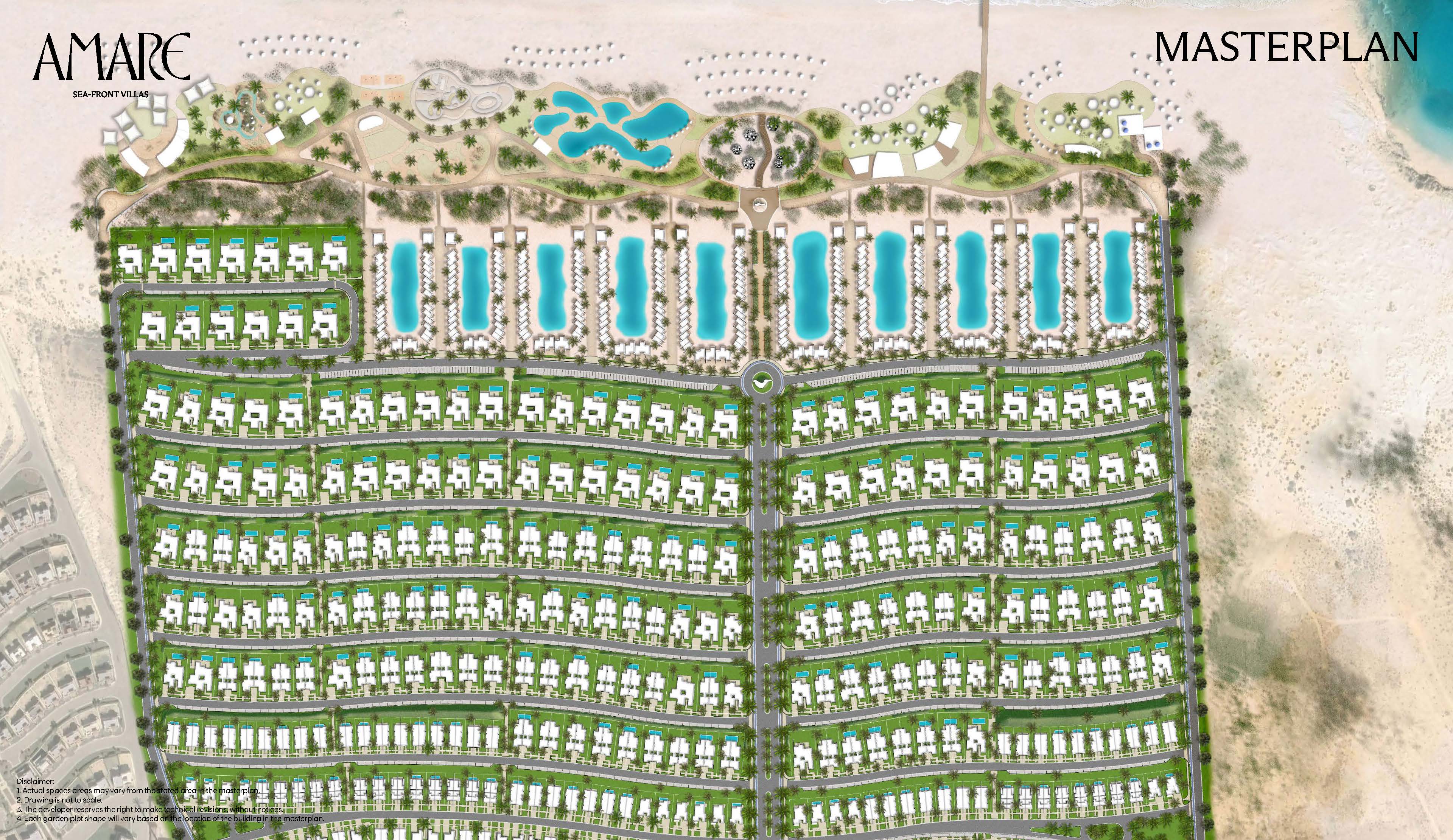 Master plan for Amare Sea Front