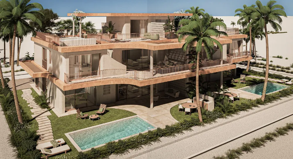 2-Bedroom Chalet 131 m² for sale in Ramla, Ras El Hekma - Dup 256245