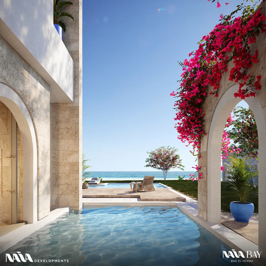 1-Bedroom Chalet 65 m² for sale in Naia Bay, Ras El Hekma