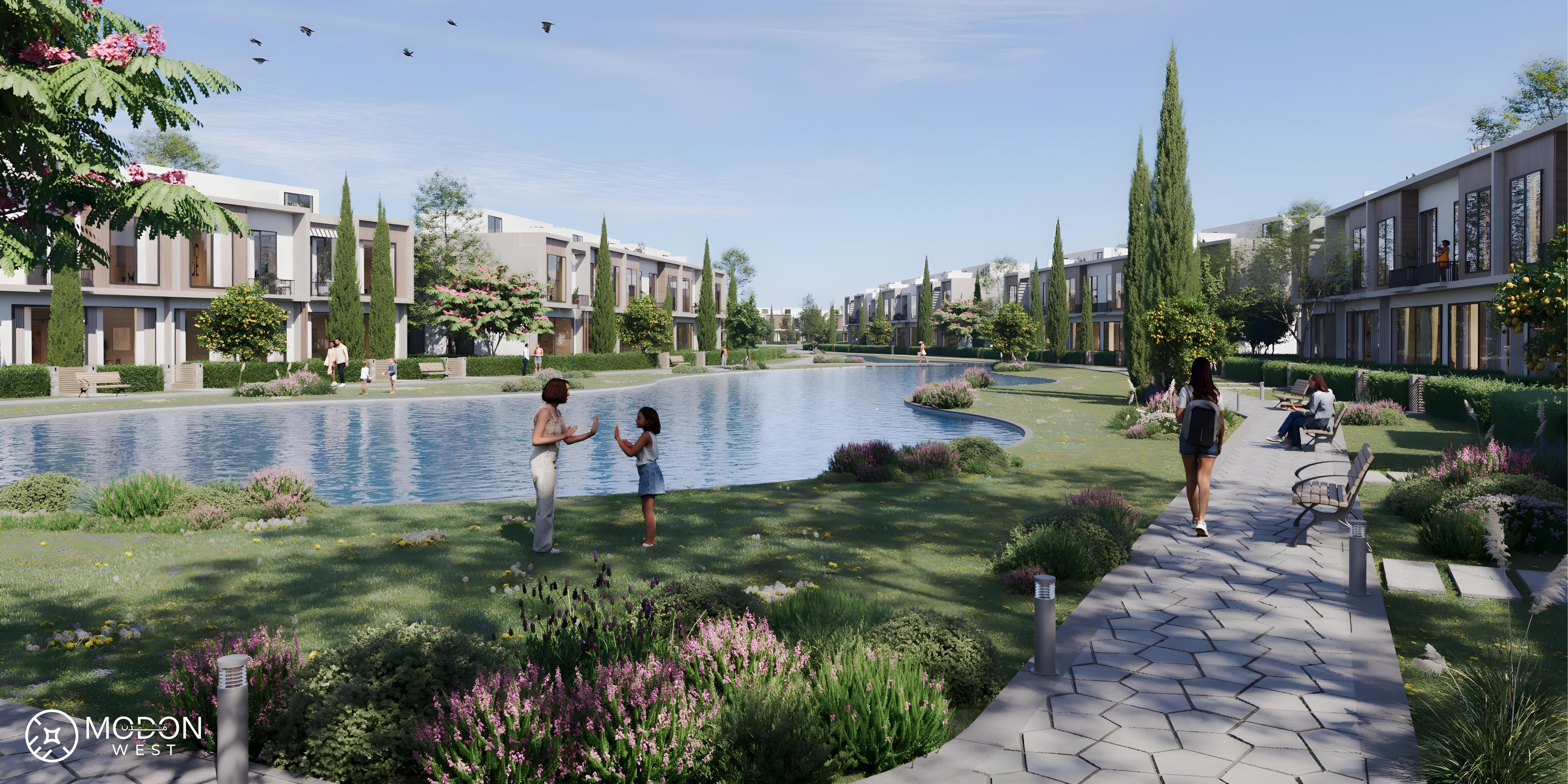 4-Bedroom Twinhouse 255 m² for sale in Villagio, 6th of October City - Dup 269535
