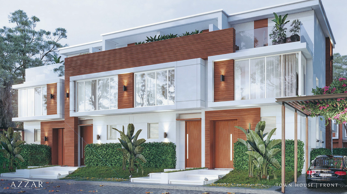 3 Bedrooms 162 sq.M Townhouse for sale 10,200,000 EGP in Azzar Island, Ras El Hekma