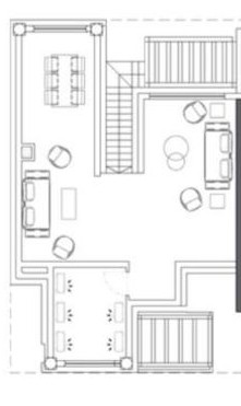 Floor plan for chalet at Saada North Coast
