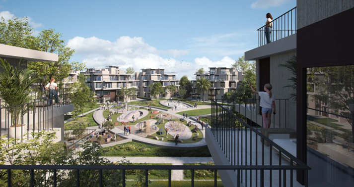 Apartment for sale in Solana with 3 bedrooms in New Zayed by Ora Developers