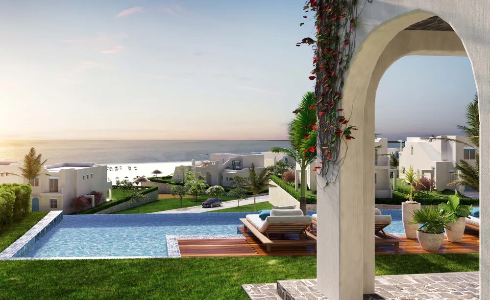 4-bedroom Twinhouse 252 m² available in Jefaira, Ras El Hekma, North Coast-Sahel