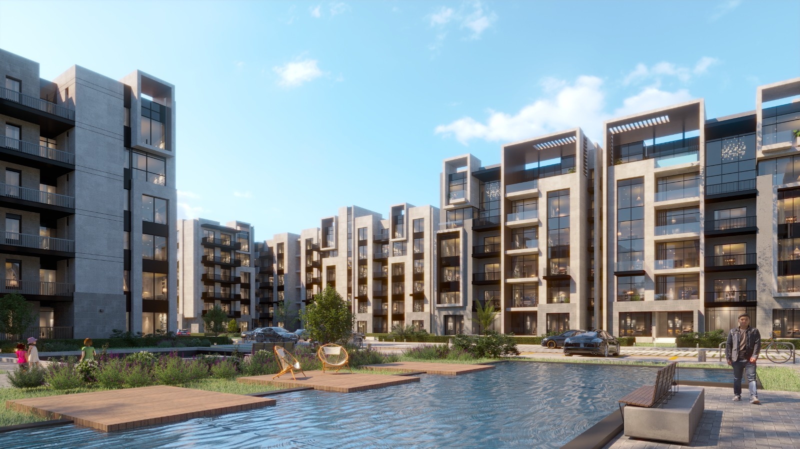Apartment 176 m² (3-bedroom unit) for sale in Orla Residence, New Cairo