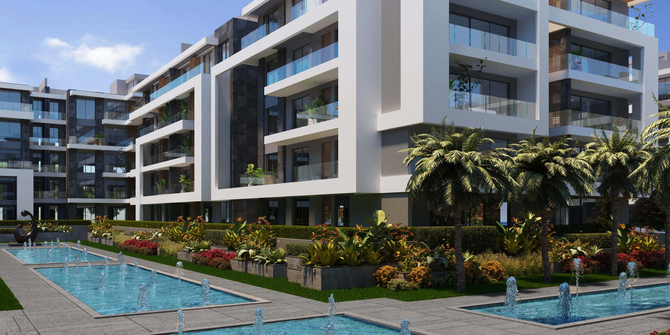 Apartment 154 m² in El Patio Sola, El Shorouk — 3-bedroom for sale - Ref 300243