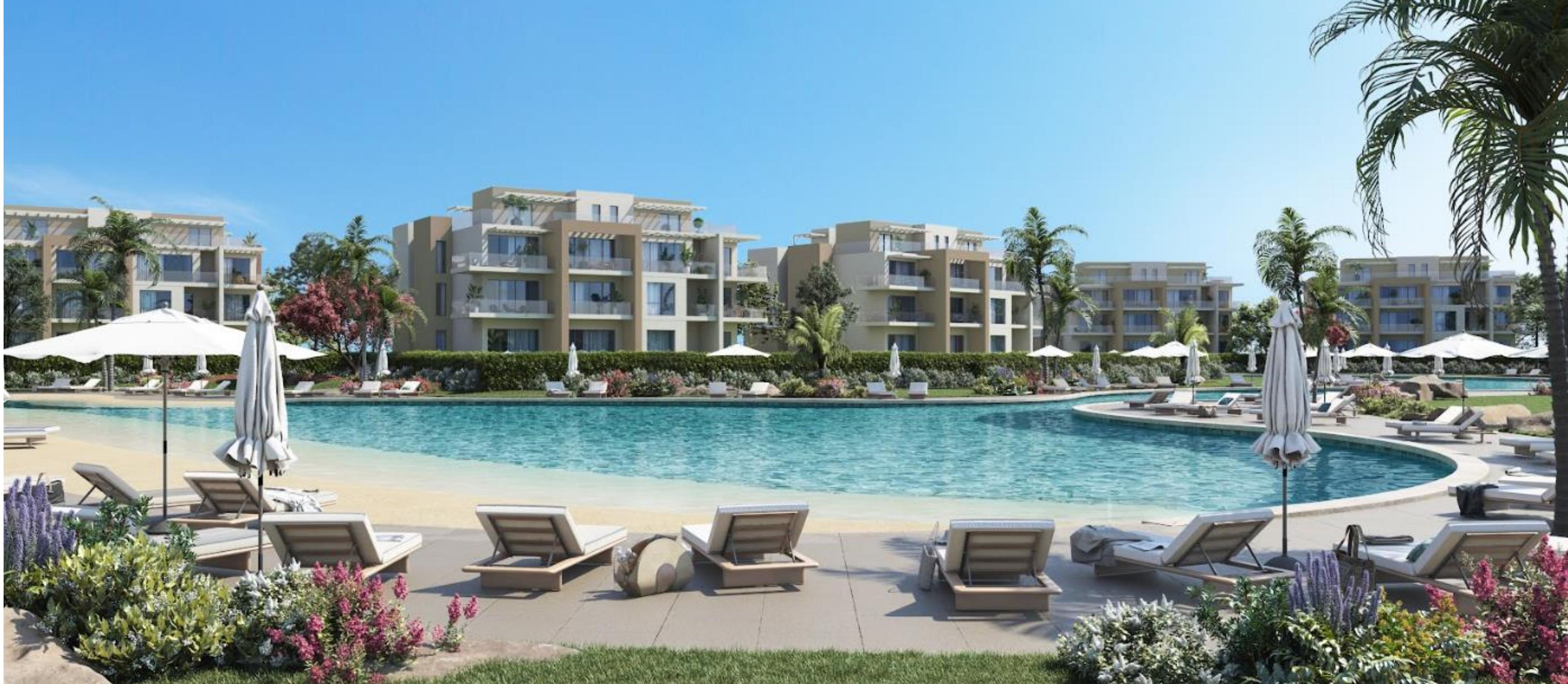 1 Bedrooms 80 sq.M Chalet for sale 8,750,000 EGP in Hyde Park North - Seashore, Ras El Hekma