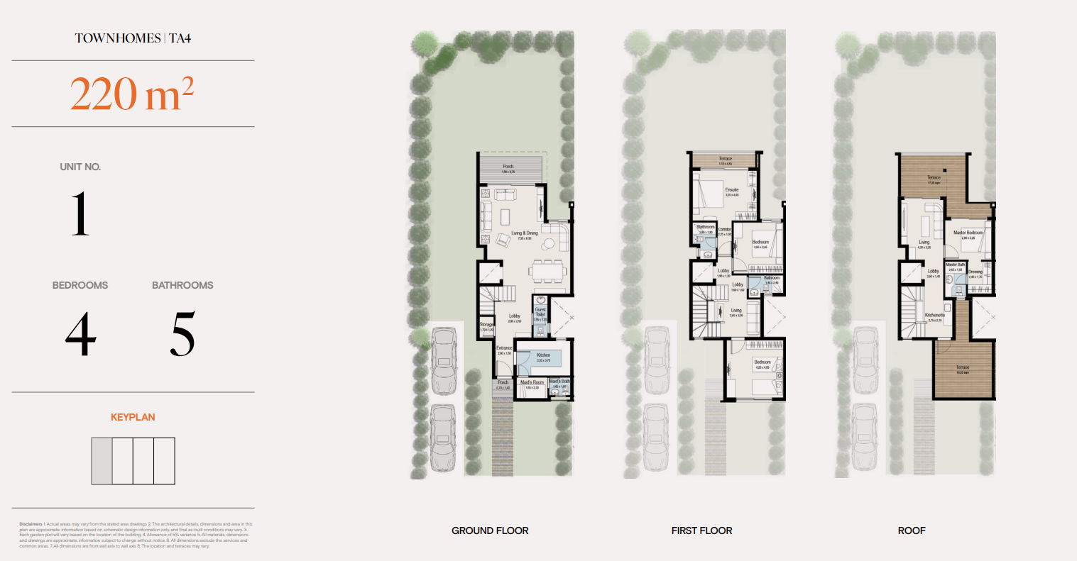 Floor plan for townhouse at Acasa Alma