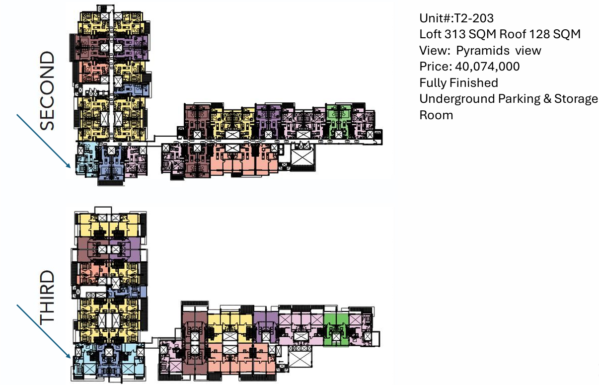 Floor plan for  at Pyramids Heights