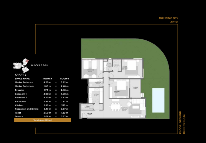 Floor plan for apartment at The Capitalway Phase2