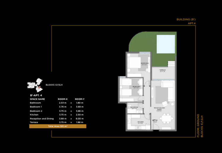 Floor plan for apartment at The Capitalway Phase2