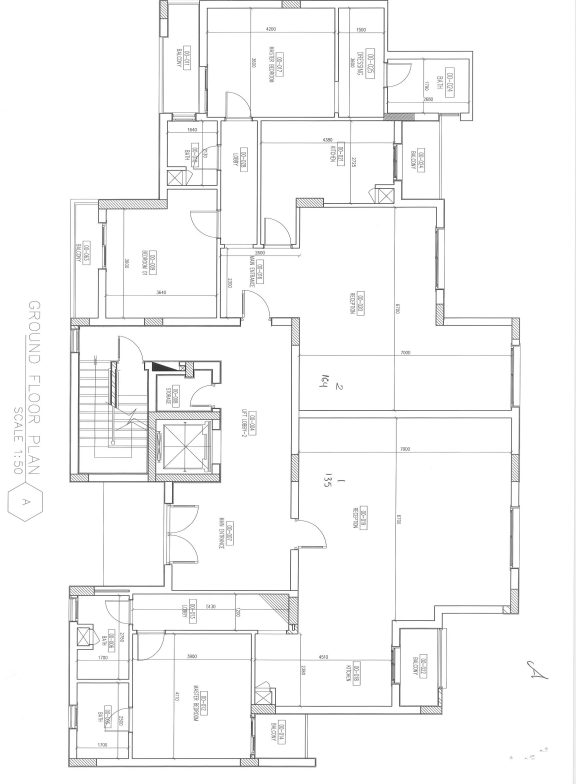 Floor plan for apartment at W signature