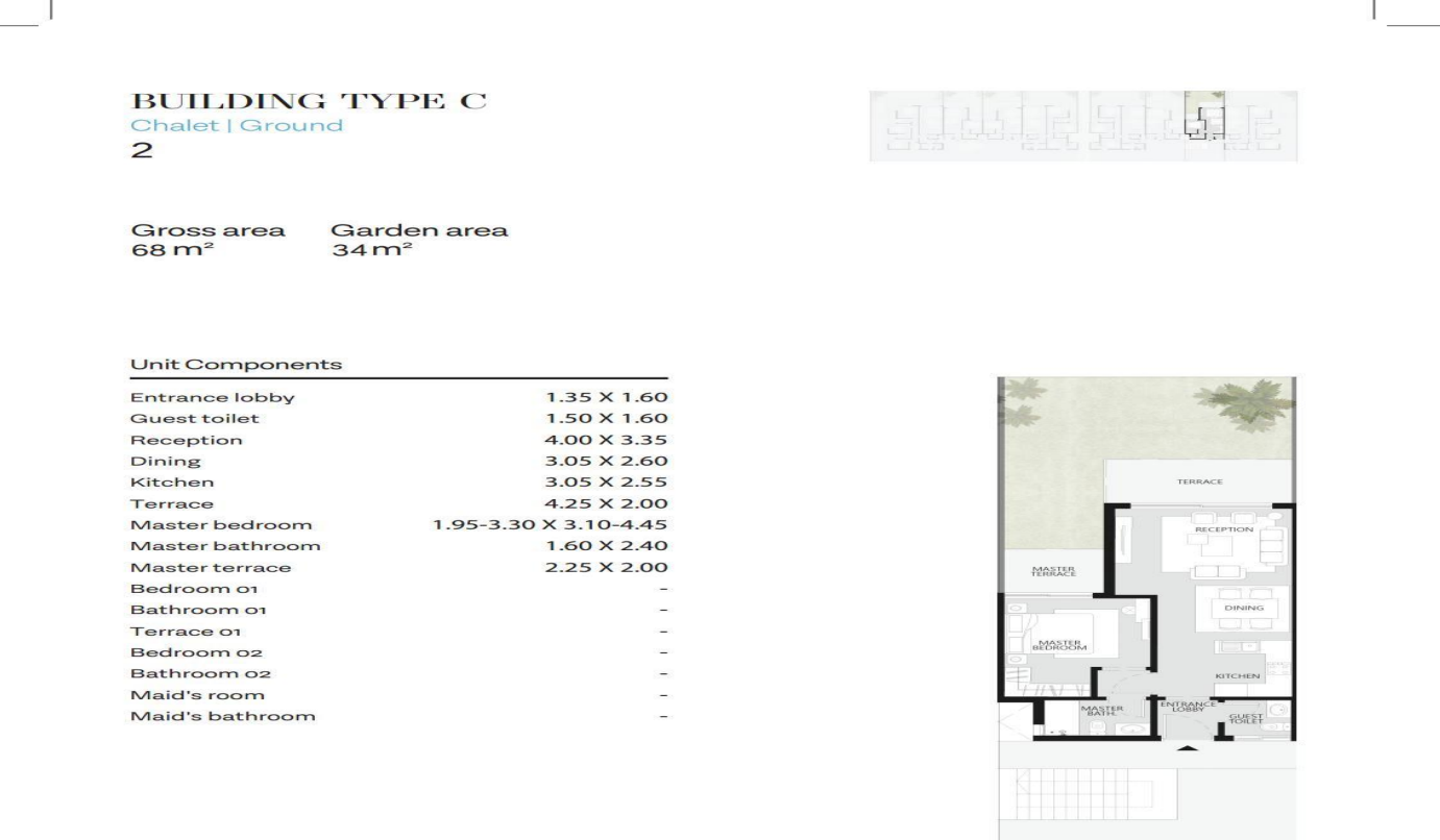 Floor plan for chalet at The Waterway North Coast-Phase Two