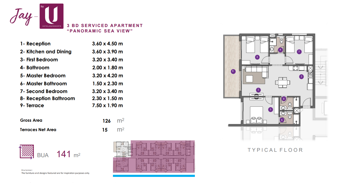 Floor plan for apartment at Jay - DOSE