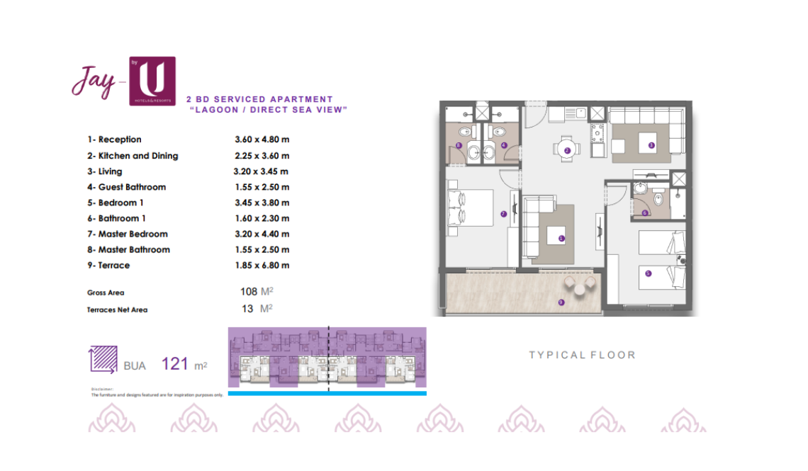 Floor plan for apartment at Jay - DOSE