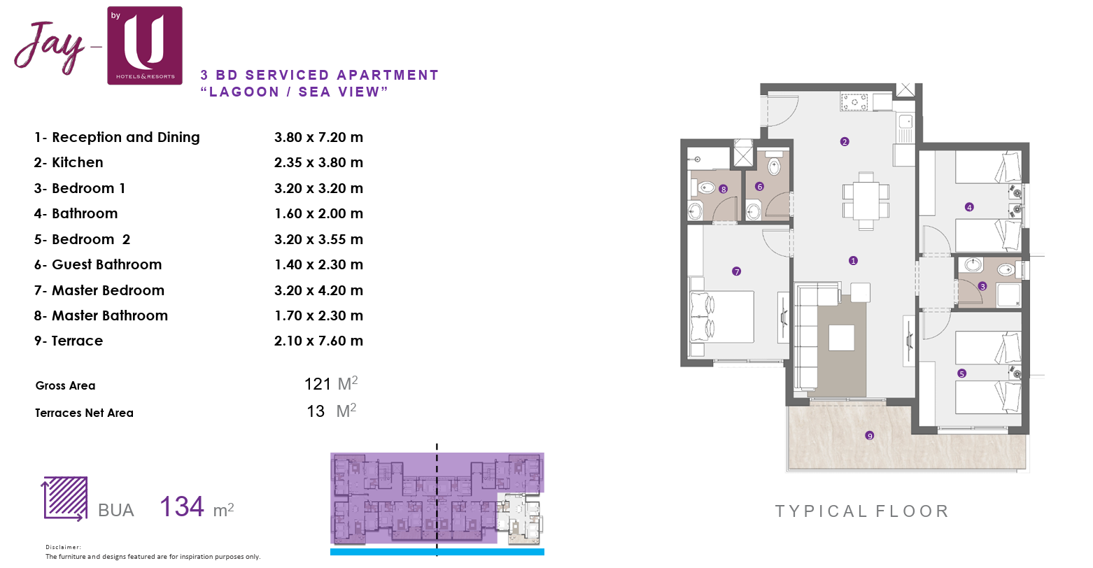Floor plan for apartment at Jay - DOSE