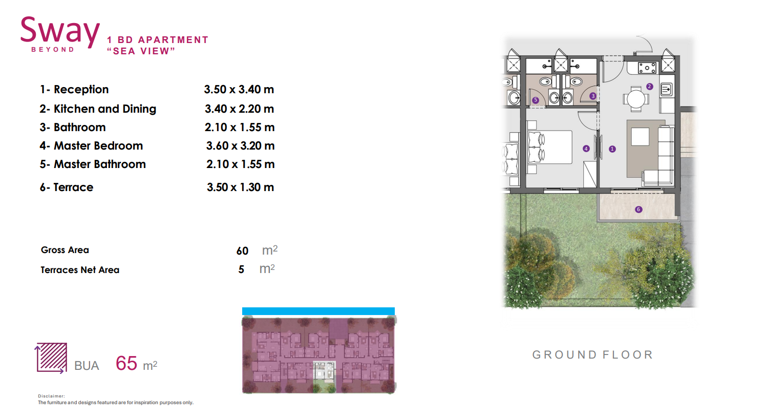 Floor plan for chalet at D.O.S.E