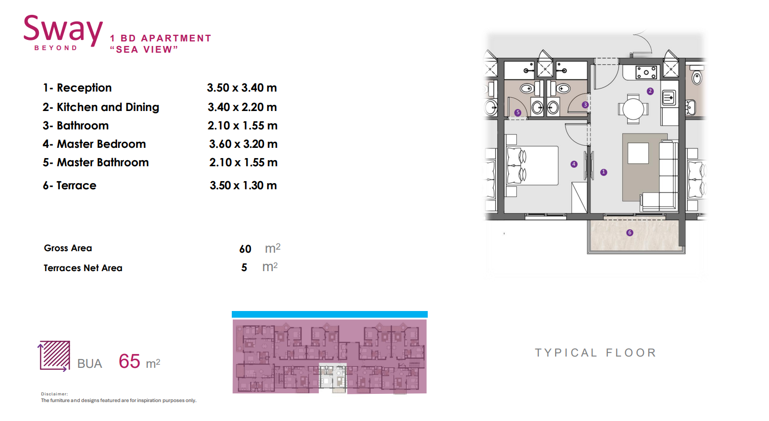 Floor plan for chalet at D.O.S.E