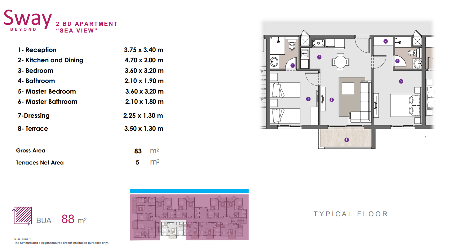 Floor plan for chalet at D.O.S.E