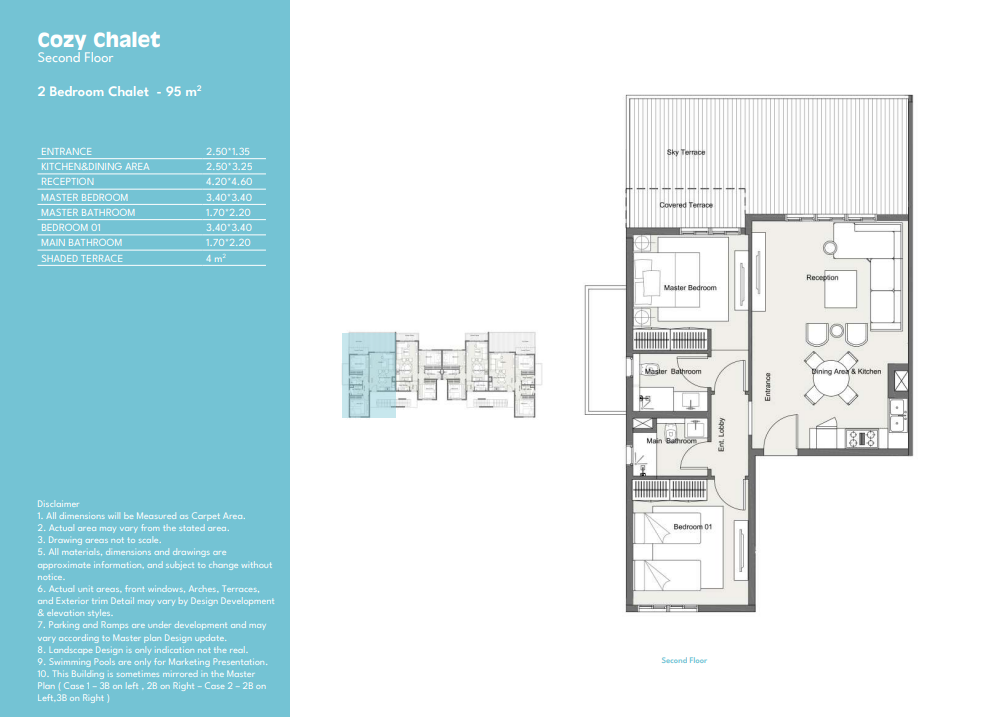 Floor plan for chalet at Summer