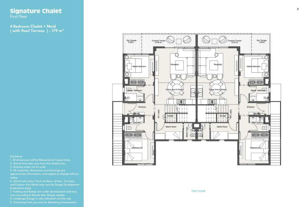 Floor plan for chalet at Summer