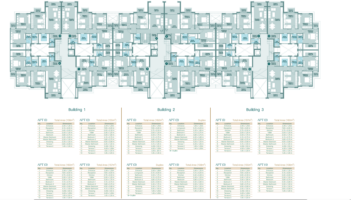 Floor plan for apartment at Regent's Square